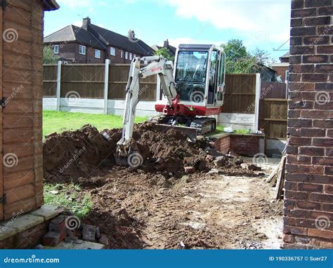 mini digger footings|digging with a mini digger.